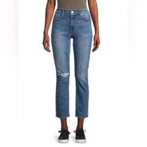 Hudson denim Blair high rise boot cut crop